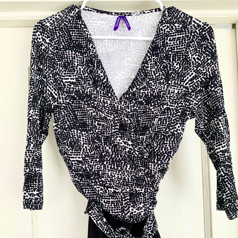 Seraphine Maternity Wrap Dress